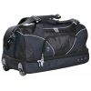 The Catalogue Turbulence Travel Bag is a polyester bag with wheels and multiple compartments. Available in Black/Charcoal.