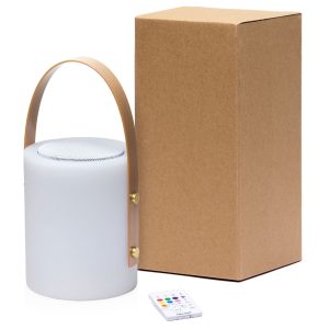 The Catalogue Twilight Speaker Lamp is a water resistant lantern with a. Bluetooth wireless speaker built-in. Mood lighting with 8 colour options.