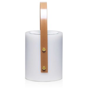 The Catalogue Twilight Speaker Lamp is a water resistant lantern with a. Bluetooth wireless speaker built-in. Mood lighting with 8 colour options.