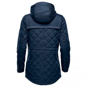 The Stormtech Women's Bushwick Quilted Jacket is a quilted polyfill jacket with a snap closure. Multiple pockets. Available in 3 colours.