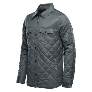 The Stormtech Men's Bushwick Quilted Jacket is a quilted polyfill jacket with a snap enclosure. Multiple pockets. Available in 3 colours.