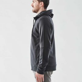 The Stormtech Men's Dockyard Performance F/Z Hoody is a cotton/poly blend zip hoody with pockets. Available in 2 colours. Sizes S - 5XL.