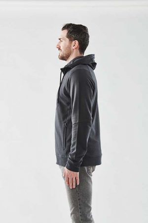 The Stormtech Men's Dockyard Performance F/Z Hoody is a cotton/poly blend zip hoody with pockets. Available in 2 colours. Sizes S - 5XL.