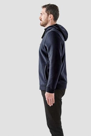 The Stormtech Men's Dolomite Fleece Hoody is a heavy duty, cotton/poly blend hoody. Multiple pockets. Available in 3 colours. Sizes S - 5XL.