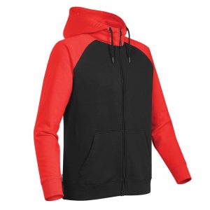 The Stormtech Men's Omega Zip Hoody is a cotton/poly blend hoody with kanga pocket. Hood with drawstring. 5 colours. Sizes S - 5XL.