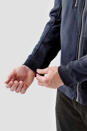 The Stormtech Men's Dolomite Fleece Hoody is a heavy duty, cotton/poly blend hoody. Multiple pockets. Available in 3 colours. Sizes S - 5XL.