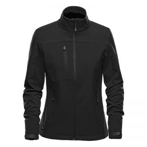 The Stormtech Womens Cascades Softshell is a heavy weight, water resistant jacket. Zippered hand warmers and pockets. Available in 5 colours.