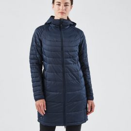 The Stormtech Women's Labrador Parka is a warm, lightweight parka jacket. Available in 3 colours. Sizes XS - 2XL.