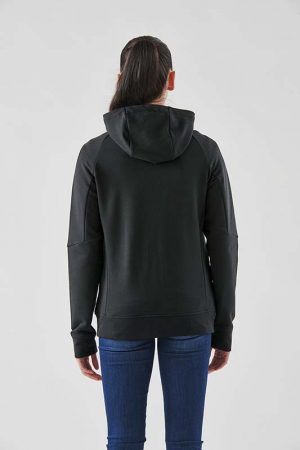 The Stormtech Women's Dockyard Performance F/Z Hoody is a cotton/poly blend zip hoody with pockets. Available in 2 colours. Sizes XS - 3XL.