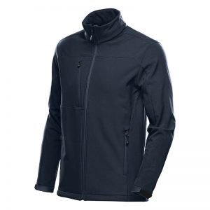 The Stormtech Mens Cascades Softshell is a heavy weight, water resistant jacket. Zippered hand warmers and pockets. Available in 5 colours.