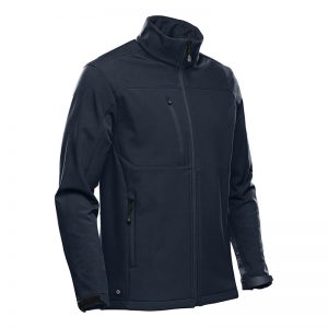 The Stormtech Mens Cascades Softshell is a heavy weight, water resistant jacket. Zippered hand warmers and pockets. Available in 5 colours.