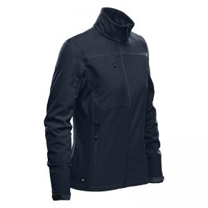 The Stormtech Womens Cascades Softshell is a heavy weight, water resistant jacket. Zippered hand warmers and pockets. Available in 5 colours.