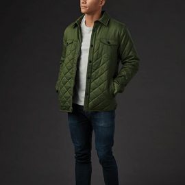 The Stormtech Men's Bushwick Quilted Jacket is a quilted polyfill jacket with a snap enclosure. Multiple pockets. Available in 3 colours.