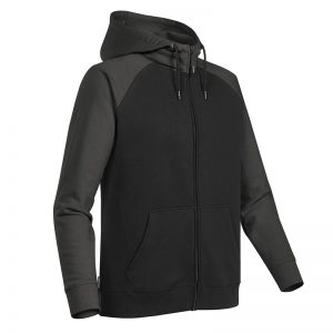 The Stormtech Men's Omega Zip Hoody is a cotton/poly blend hoody with kanga pocket. Hood with drawstring. 5 colours. Sizes S - 5XL.
