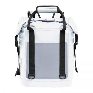 The Stormtech Saturna Cooler Bag is a 100% PVC cooler with a large leak-proof compartment. Shoulder straps and carry handle. Available in 3 colours.