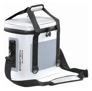The Stormtech Salt Spring Cooler Bag is a 100% PVC cooler bag with a large leak-proof compartment. Carry handles and shoulder strap. Available in 3 colours.