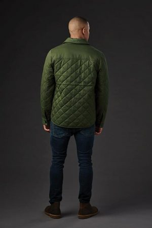 The Stormtech Men's Bushwick Quilted Jacket is a quilted polyfill jacket with a snap enclosure. Multiple pockets. Available in 3 colours.