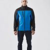 The Stormtech Mens Cascades Softshell is a heavy weight, water resistant jacket. Zippered hand warmers and pockets. Available in 5 colours.