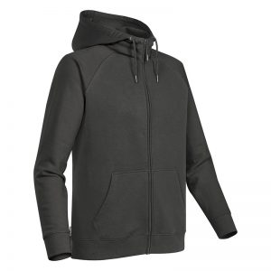 The Stormtech Men's Omega Zip Hoody is a cotton/poly blend hoody with kanga pocket. Hood with drawstring. 5 colours. Sizes S - 5XL.