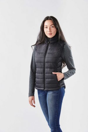 image_34 The Stormtech Womens Stavanger Thermal Vest is a warm, ultralight polyfill vest. Available in 5 colours. Sizes XS - 2XL.
