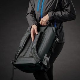 The Stormtech Saturna Cooler Bag is a 100% PVC cooler with a large leak-proof compartment. Shoulder straps and carry handle. Available in 3 colours.