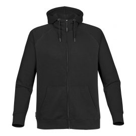 The Stormtech Men's Omega Zip Hoody is a cotton/poly blend hoody with kanga pocket. Hood with drawstring. 5 colours. Sizes S - 5XL.
