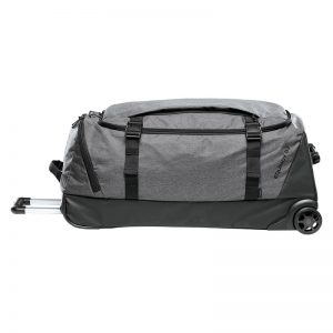 The Stormtech Equinox Rolling Duffel Bag is a polyester, hard-wearing, wheeled bag. Multiple compartments. Available in 2 colours.