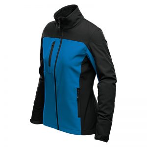 The Stormtech Womens Cascades Softshell is a heavy weight, water resistant jacket. Zippered hand warmers and pockets. Available in 5 colours.
