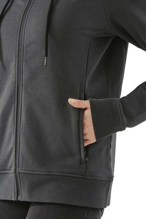 The Stormtech Women's Dockyard Performance F/Z Hoody is a cotton/poly blend zip hoody with pockets. Available in 2 colours. Sizes XS - 3XL.