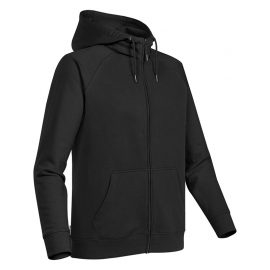 The Stormtech Men's Omega Zip Hoody is a cotton/poly blend hoody with kanga pocket. Hood with drawstring. 5 colours. Sizes S - 5XL.