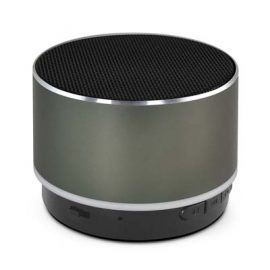 The TRENDS Oracle Bluetooth Speaker is a stylish 3W, metal Bluetooth speaker.  In Gunmetal or Silver.  Engraving or colour branding available.