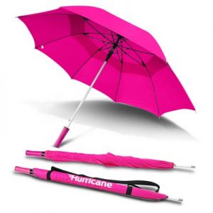 The TRENDS Hurricane Urban Umbrella is functional & fashion forward.  8 panel.  Aluminium shaft.  4 colours available with full colour branding.
