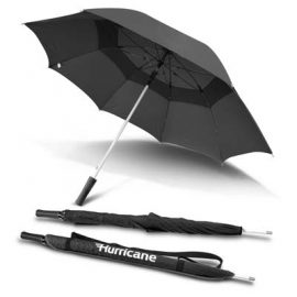 The TRENDS Hurricane Urban Umbrella is functional & fashion forward.  8 panel.  Aluminium shaft.  4 colours available with full colour branding.
