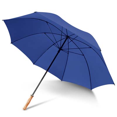 The TRENDS Pro Umbrella is a classic with large pongee canopy.  Electroplated steel shaft with wooden handle.  6 colours.