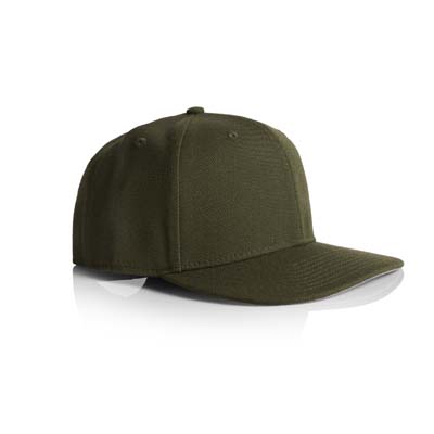 The AS Colour Stock Cap is a high profile snapback cap.  Midweight.  Acrylic/wool.  Flat Peak.  11 colours.  Ready for embroidery to be added.  Retail quality.