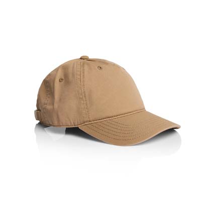 The AS Colour Access Five Panel Cap is a low profile, 5 panel cap.  Curved Peak.  100% Cotton.  Adjustable fastener.  4 colours.  Embroidery available.