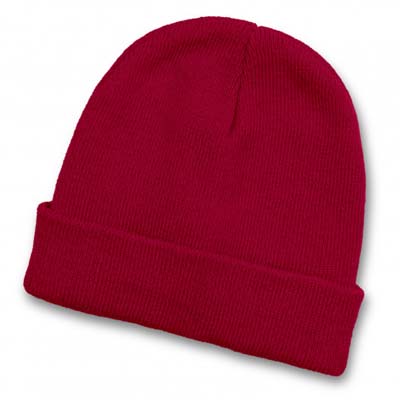 The TRENDS Everest Youth Beanie is a warm, knitted, acrylic beanie with roll up cuff.  Youth size.  8 colours.  Great embroidered youth beanies.