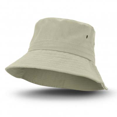 The TRENDS Explore Bucket Hat is a 100% cotton twill, adjustable toggle hat.  UPF50.  3 sizes.  8 colours.  Embroidery or colourflex transfers available.