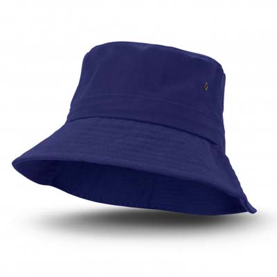 The TRENDS Explore Bucket Hat is a 100% cotton twill, adjustable toggle hat.  UPF50.  3 sizes.  8 colours.  Embroidery or colourflex transfers available.