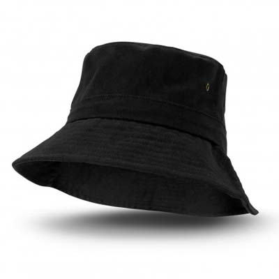 The TRENDS Explore Bucket Hat is a 100% cotton twill, adjustable toggle hat.  UPF50.  3 sizes.  8 colours.  Embroidery or colourflex transfers available.