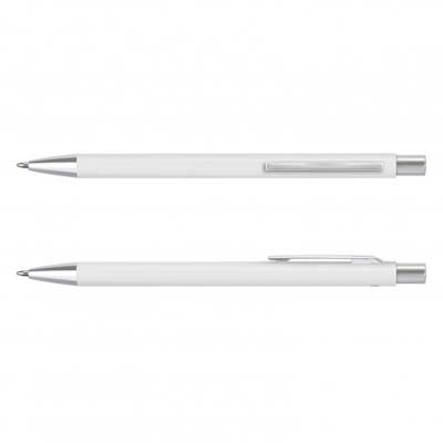 The TRENDS Entity Pen is a retractable ballpoint pen with recycled aluminium barrel.  Black ink.  6 colours.  Great branded metal pens.