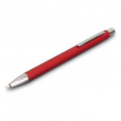 The TRENDS Entity Pen is a retractable ballpoint pen with recycled aluminium barrel.  Black ink.  6 colours.  Great branded metal pens.