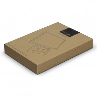 The TRENDS Natura Kensington Cheese Board is a quality rectangular bamboo cheese board.  Slide out cutlery door.  Engraving available. 