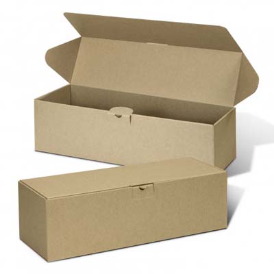 The TRENDS Die Cut Box with Locking Lid is suitable for a magnum bottle.  Premium presentation box.  Can be printed in full colour with your logo.