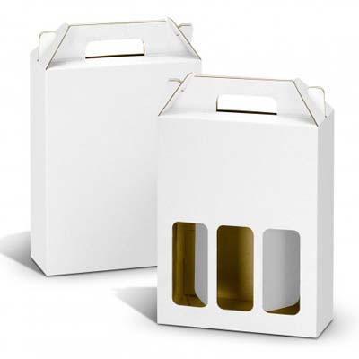 The TRENDS Wine Carry Pack Triple is a smart presentation box designed to carry 3 bottles. Printed packaging available with your logo.