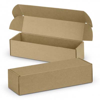 The TRENDS Die Cut Box with Locking Lid is perfect for presenting bottles. Digital print available. 295x76x76mm.