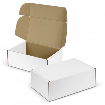 The TRENDS Die Cut Box with Locking Lid is a 360 x 260 x 134mm sized presentation box.  2 colours.  Digital printing available on the box.