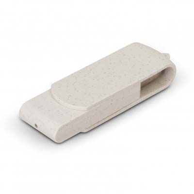 The TRENDS Choice 8GB Flash Drive is a stylish flash drive made from wheat straw fibre and polypropylene.  Branding available on the swivel.