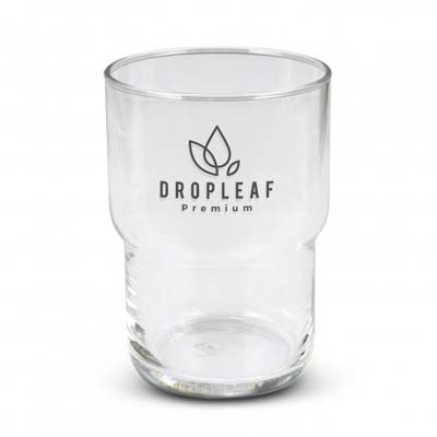 The TRENDS Deco Hi Ball Glass is made from soda lime glass.  460ml.  Engraving or printing available with your logo.  Art deco inspired.
