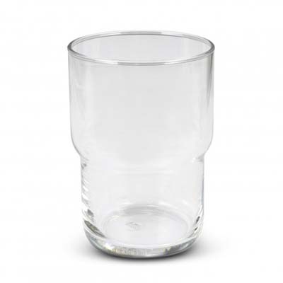 The TRENDS Deco Hi Ball Glass is made from soda lime glass.  460ml.  Engraving or printing available with your logo.  Art deco inspired.